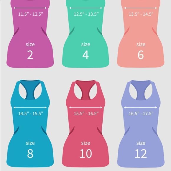 Lululemon White with Grey & Blue Striped Cool Racerback Tank Top - Picture 7 of 7